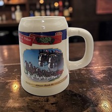 Vintage 1993 Budweiser Chief Of Police Stein N3589  100th Anniversary Edition picture