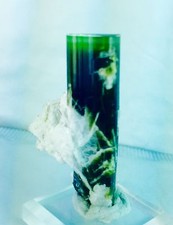 Green Cap Terminated Tourmaline Crystal  Aesthetic Mineral Specimen 60 Carats picture
