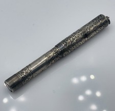 Waterman Ideal Antique Sterling Silver Ornate Fountain Pen 452 1/2V picture