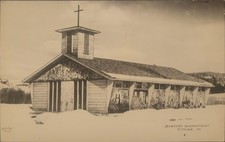 1953 Stowe Vermont Blessed Sacrament Church Postcard Mailed picture