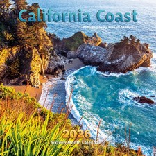 2026 Wall calendar with photography of California Coast 12 x12 inches picture