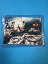 2013 Rittenhouse Sgt Fury 50th Anniversary Painted Sketch Card Matt Glebe Helmet picture