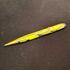 Circa 1930s Parker Duofold  Deluxe Streamline Moderne Black & Pearl Mech Pencil picture