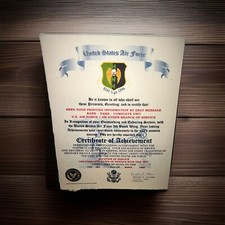 U.S.A.F. / AIR FORCE 5TH BOMB WING - CERTIFICATE OF ACHIEVEMENT picture