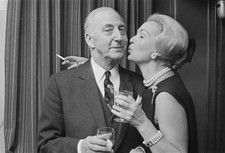 British singer songwriter Douglas Byng with Norwegian singer dance- Old Photo picture