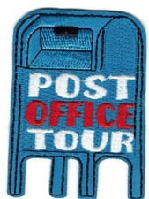 Girl Boy Cub POST OFFICE TOUR letter mail Patches Crests Badges SCOUT GUIDE Box picture