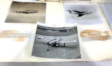 Vintage 1950s REPUBLIC AVIATION F-84 Jet Press Release Photographs RARE picture