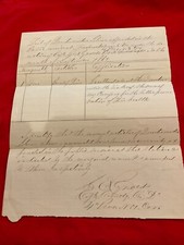 CIVIL WAR 4h New York CAV RECONSTRUCTION FREDERICKSBURG VA LIME NEEDED SEPT 1865 picture