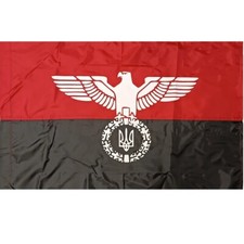 Flag eagle with trident  Ukraine picture