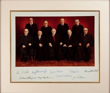 COPY Supreme Court Group-Chief Warren E. Burger 1969-1986 picture