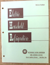 VINTAGE 1954 WESTINGHOUSE ELECTRIC REFRIGERATION REFRIGERATOR HANDBOOK BOOKLET picture