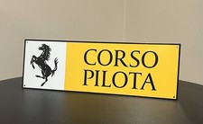 Corso Pilota Racing Driver  Italian Reproduction Sign Garage Decor picture