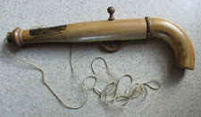 Very Scarce 1893 World's Columbian Exposition Souvenir Wood Cork Pop Gun Toy picture