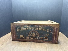 C.1890 GODFREY KEEBLER - WEYL COMPANY ADVERTISING BISCUIT BOX PHILADELPHIA picture