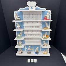 Danbury Mint Pillsbury Doughboy Calendar Complete w All Figurines & Tiles 1997 picture