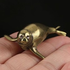 Solid Brass Seals Figurine Small Statue Animal Figurines Toys Desktop Decoration picture