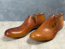 Vintage ALCO US Military Wooden Shoe Lasts Safety-T Cobbler Molds Decor 6.5 W picture