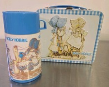 Vintage (1979) Aladdin Holly Hobbie Metal Lunch Box With Thermos. 04 picture