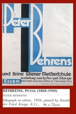 Peter Behrens Exhibition Poster 1926 - Retro Decor 24x36” 🤯💯 picture