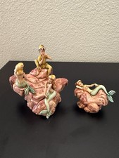 Disney 2003 Harmony Kingdom Peter Pan Mermaid Lagoon LE 1000 Figurine Set picture