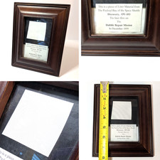 Space Shuttle Discovery Flown Payload Bay Liner, Framed, Vintage 1999, OV-103 picture