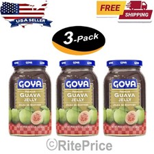 Goya Guava Jelly, 17-Ounce Glass Jars  (3 Pack) - New -  picture