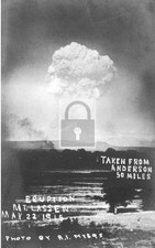 Mt Lassen Eruption From Anderson California CA - Reprint picture