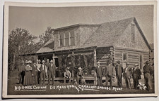 Camas Hot Springs Montana DEMERS ADDIT'N 1911 RPPC Postcard BID-A-WEE COTTAGE D3 picture