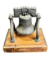 Philadelphia Pennsylvania Liberty Bell Figurine Coffee Table Nic Nac Rings Works picture