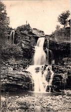 Vintage Postcard Racket Brook Falls Carbondale Pa B&W Rotograph Germany UDB USA picture