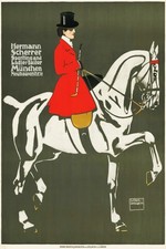 🎩 Elegant Equestrian Vintage Poster - 24x36” - 200gsm Paper🗞️ Hi-Res💎 Print picture