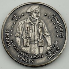5th Special Forces Group Challenge Coin - 25th Anniversary 1961-1986 SF SFG picture