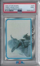 1980 Topps Empire Strikes Back Tried Have You? #241 - PSA 9 Mint - Yoda picture