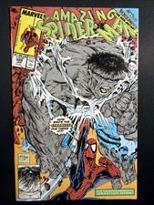 The Amazing Spider-Man #328 1989 Marvel Comics Todd McFarlane vs Hulk NM- picture