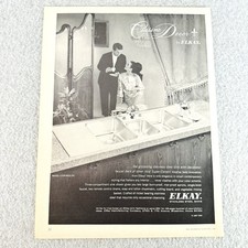 ELKAY 1967 Magazine Print Ad Vintage Stainless Steel Sinks Mid Century Kitchen picture