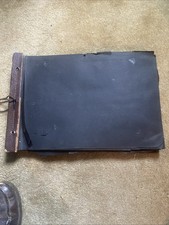 Vintage  1940’s  50’s Black & White Photo Album Travelers US Pictures Family Mil picture