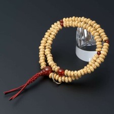 Juzu Sodo shu Buddhist Mala Zen bracelet Japan Kyoto Seigetsu Linden Agate picture