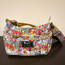 Tokidoki x Ju-Ju-Be Y2K Sea Amo Hobobe Shoulder/ Diaper Bag, Inside Pockets picture