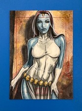 2012 Rittenhouse Marvel Bronze Age Sketch Card Alcione Silva 1/1 Mystique picture