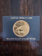 1962 Seattle World's Fair MONORAIL coin token medal CENTURY 21 s7 picture