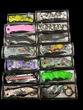 Wholesale Set of 14 Spring Assisted pocket knife Camping Outdoor knife picture