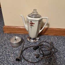 VTG Royal Rochester Coffee Pot Percolator Plug In Electric Teapot - NOT TESTED picture