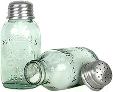 Mini Mason Jar Salt Shakers Set picture
