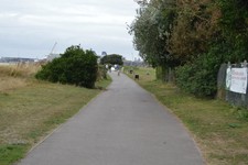 Photo 6x4 National Cycle Route 2 and Solent Way, Weston Shore Weston/S0  c2016 picture