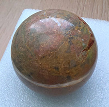 Polished Brown Stone/Mineral Sphere Ball Crystal Display Specimen picture