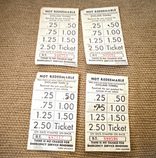 Vintage Holland Tunnel Toll Tickets 1947 Port of Authority -NY/NJ History (4) picture