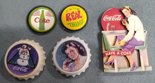 Vintage Coca-Cola Refrigerator Magnets Lot Of 5 picture