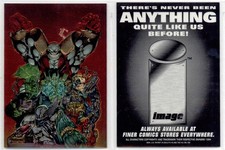 1994 Image Comics - chromium promo card lot - 2 cards picture