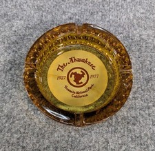 VINTAGE THE AHWAHNEE HOTEL YOSEMITE VINTAGE ADVERTISING ASHTRAY picture