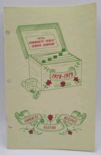 VTG Community Public Service Company Favorite Festive Recipes 1978-79 Cookbook  picture